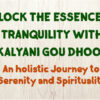 Kalyani Gou Dhoop tranquility spirituality